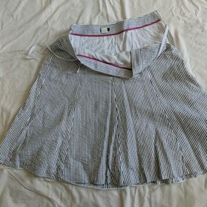 J. Crew Seersucker skirt